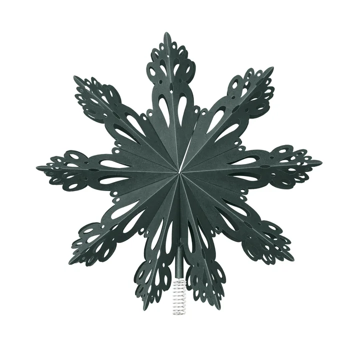Broste Copenhagen - Christmas Star Christmas tree top, Ø 30 cm, deep forest