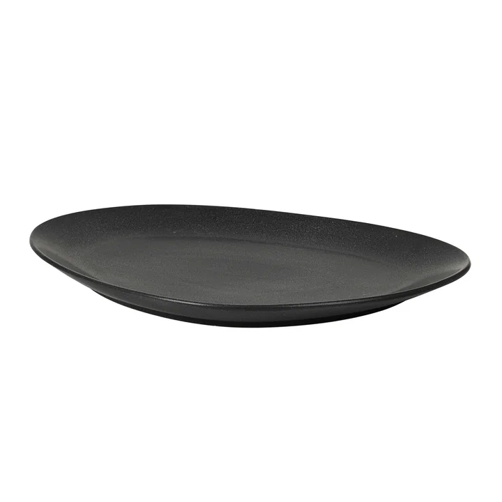 Limfjord Plate, 23 x 31 cm from Broste Copenhagen in dark grey