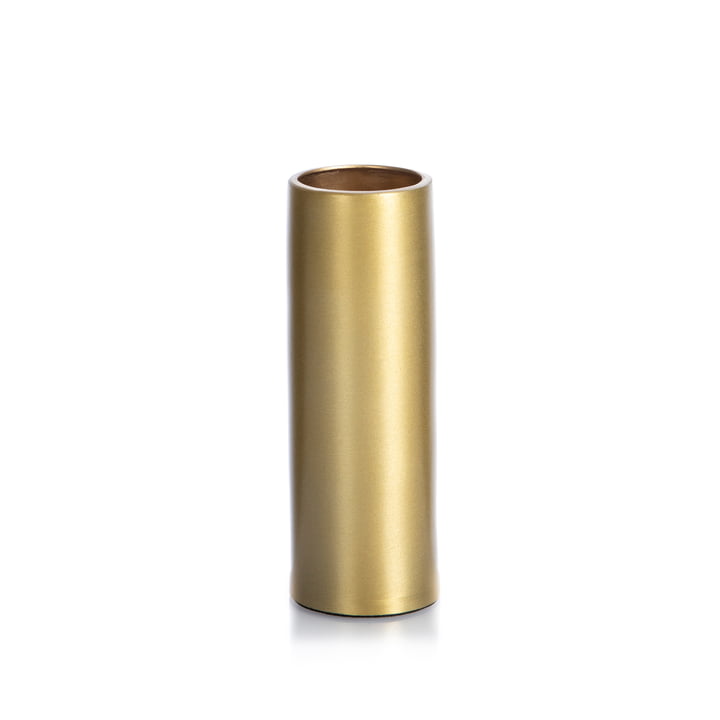 Noella Vase Medium, brass matt from XLBoom