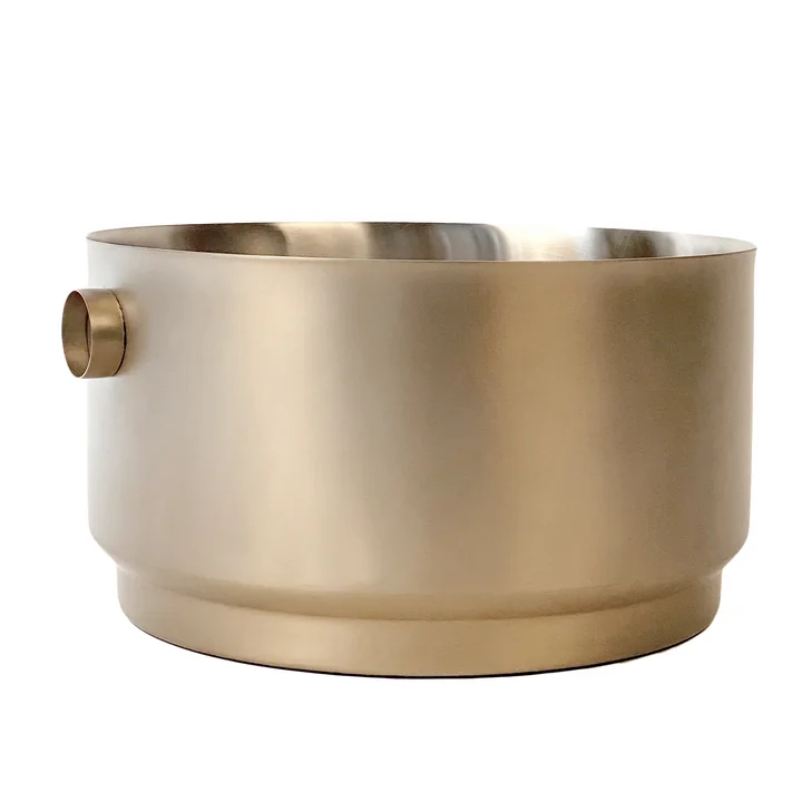 Rondo Party Bucket bottle cooler, steel copper by XLBoom