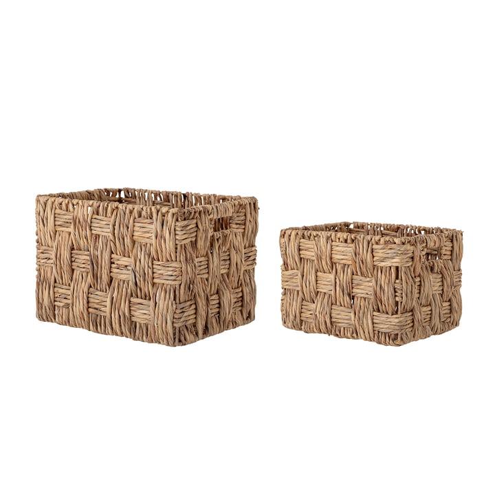 Kasia Basket set, water hyacinth (set of 2) from Bloomingville