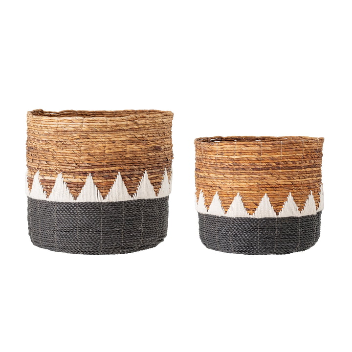 The Naimi Basket Set from Bloomingville , Banana Leaf (Set of 2)