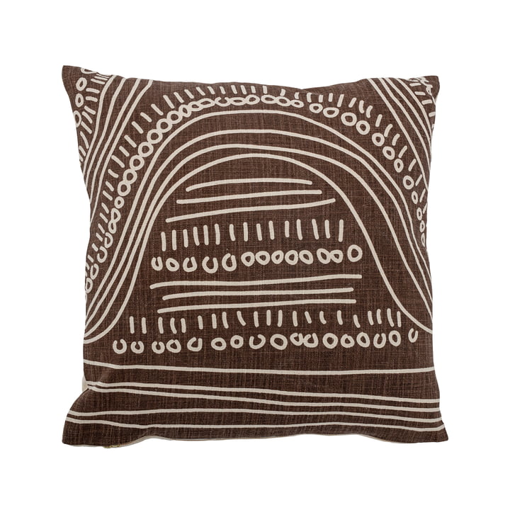 The Felice cushion from Bloomingville , 50 x 50 cm, brown