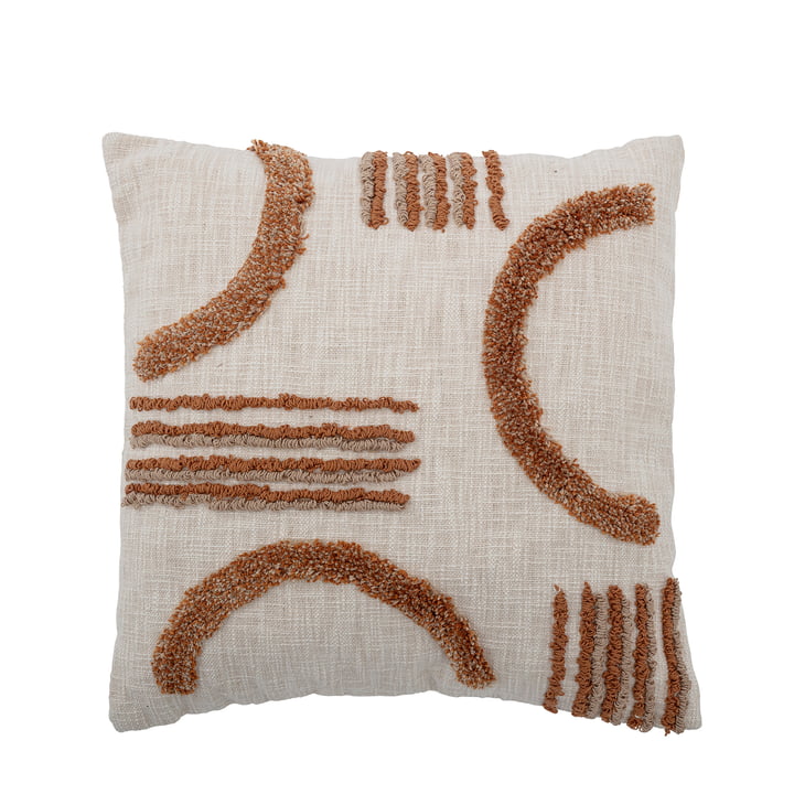 The Lali cushion from Bloomingville , 50 x 50 cm, brown