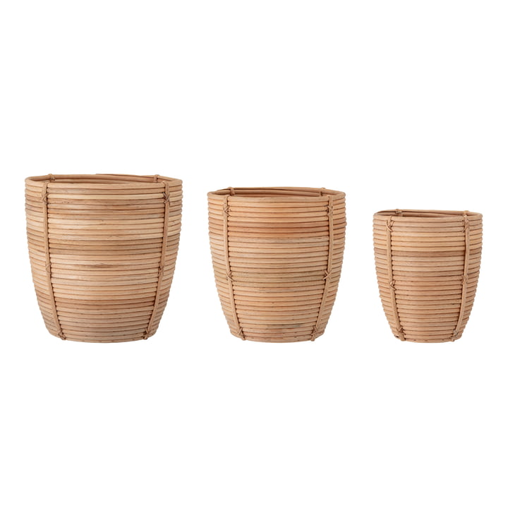 Karly Basket set, natural (set of 3) from Bloomingville