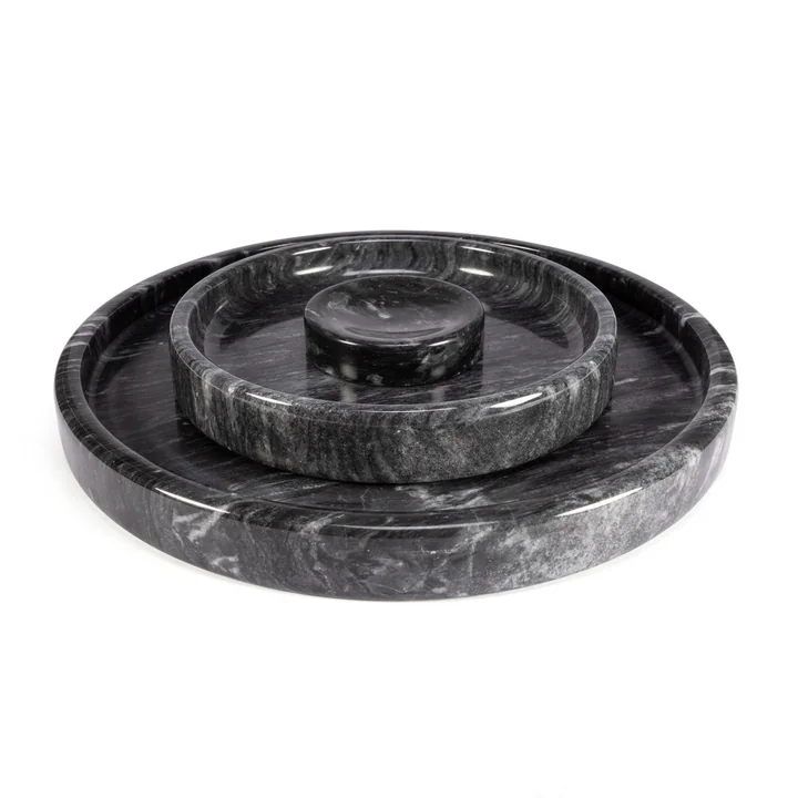 Bowls and trays: Marble collection by yunic