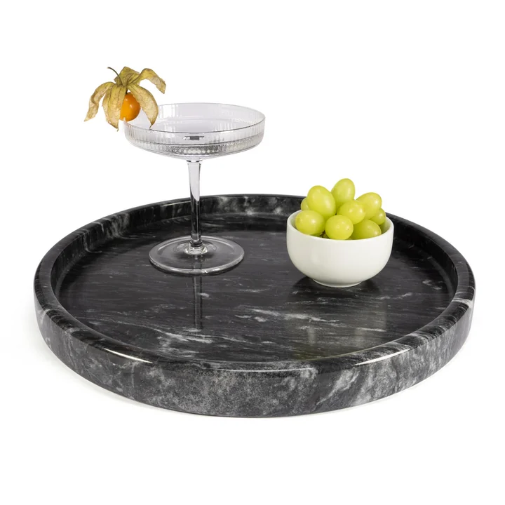 Marble tray for serving