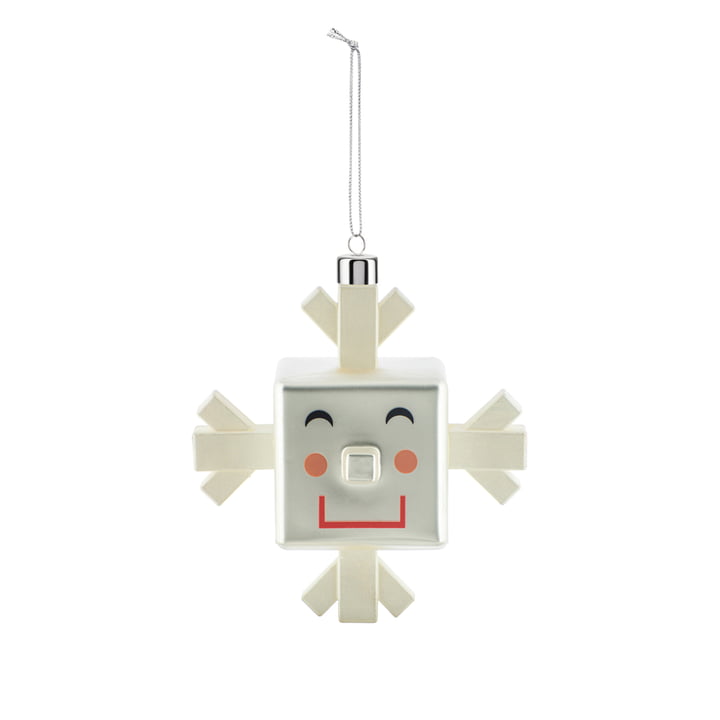 Snowray Cube Christmas tree decorations from Alessi