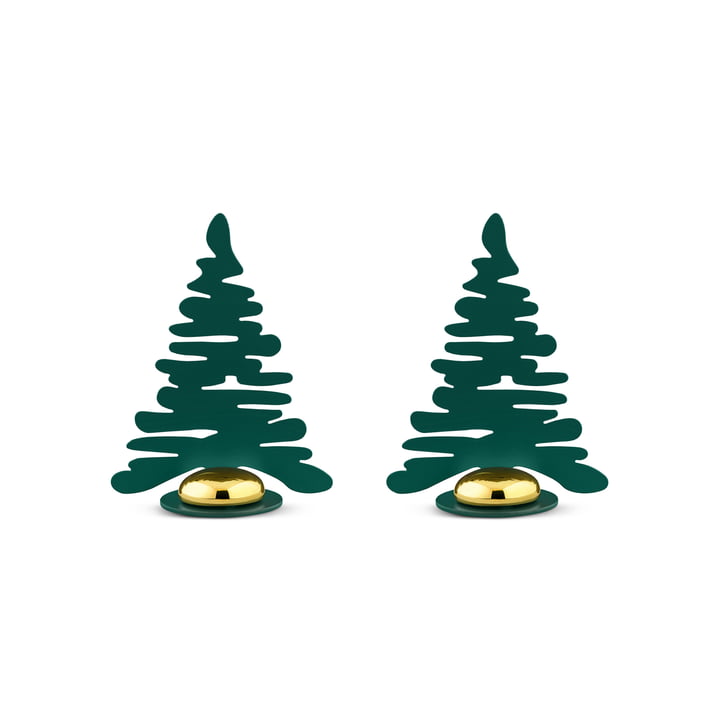 Bark for Christmas Place card holder (set of 2) from Alessi in green