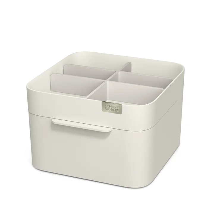 Viva Cosmetic organizer with drawer from Joseph Joseph in cream