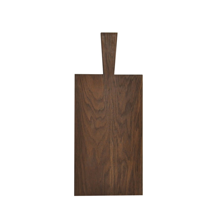 Raumgestalt - Cutting board with handle, dark oiled oak (29.5 x 16.5 x 1.8 cm + handle 10 cm)