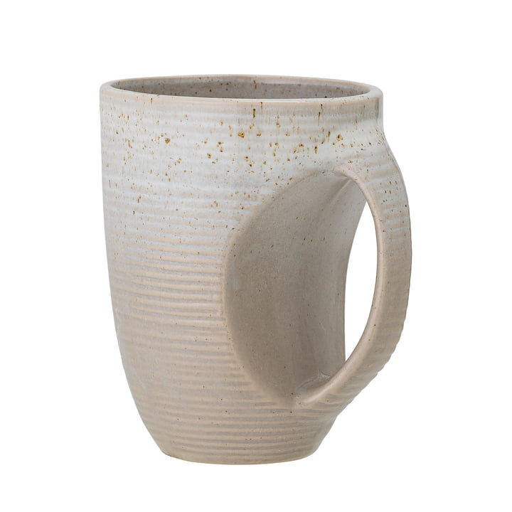 Taupe Mug from Bloomingville in crémweiss