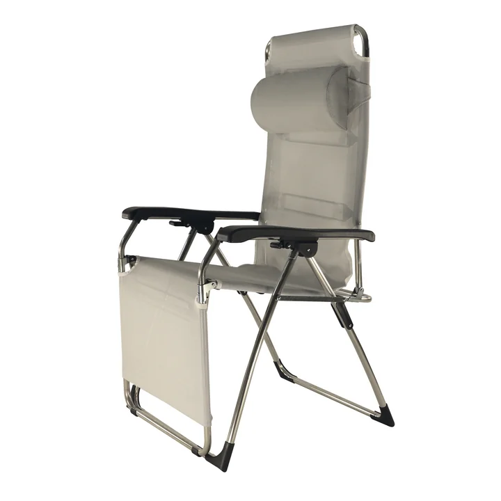 Fiam - Amida recliner, aluminium / silver-grey