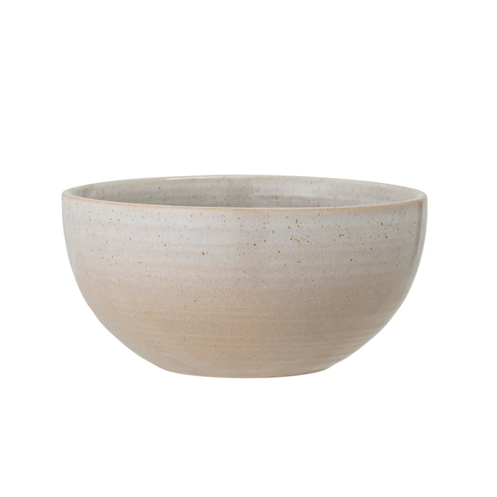 Taupe Bowl from Bloomingville Ø 13 cm in crémweiss