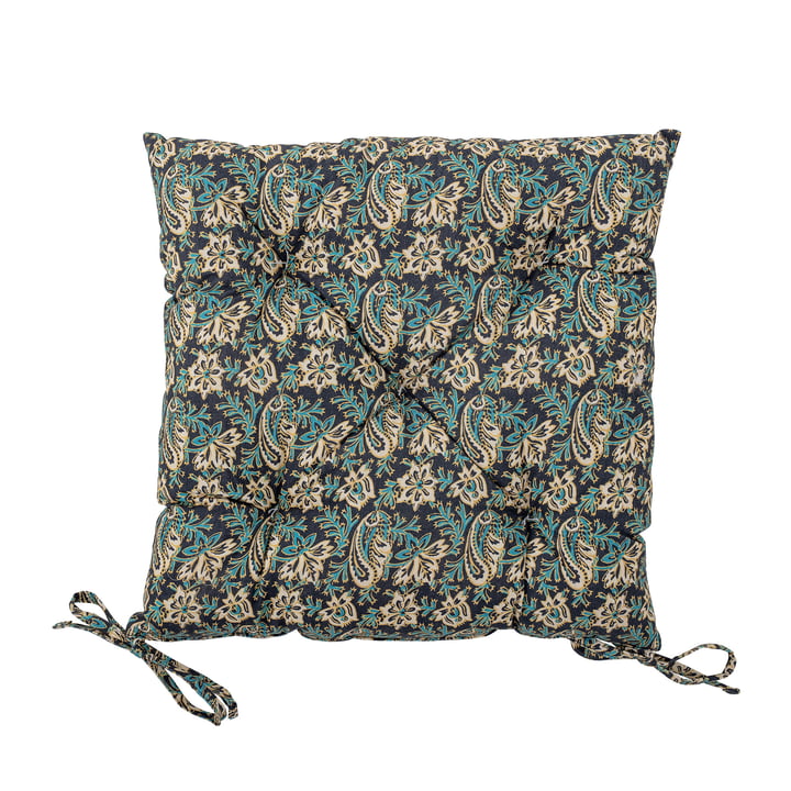 Abiha cushion 45 x 45 cm from Bloomingville in blue / beige