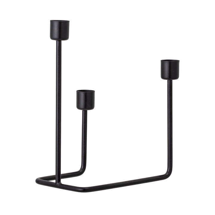 Hafi Candleholder from Bloomingville in black