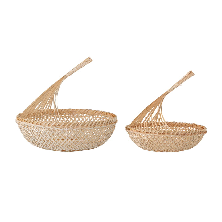 Nicca Storage basket from Bloomingville in natural bamboo (set of 2)