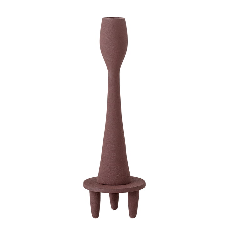 Davi Candleholder from Bloomingville in the color dark brown