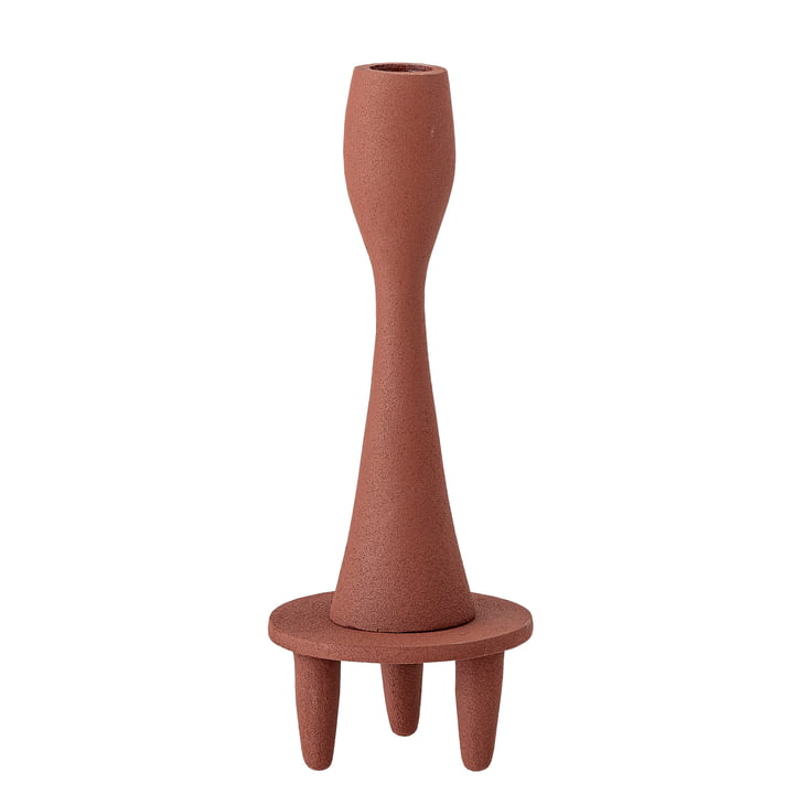 Davi Candleholder from Bloomingville in the color red-brown