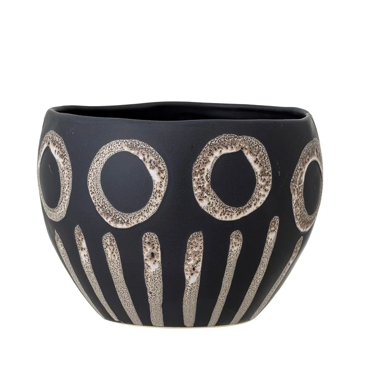 Magnus Flowerpot from Bloomingville in black