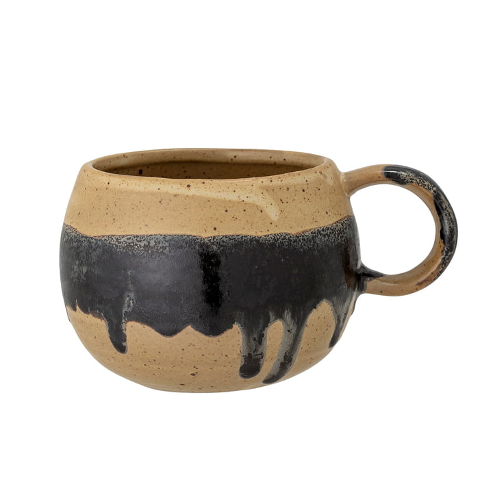 Solange Mug from Bloomingville in black / beige