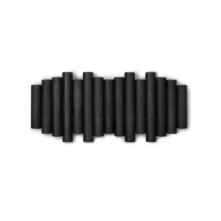 Picket Wall coat rack from Umbra in pine black