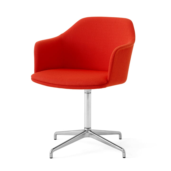 Rely HW41 Armchair, aluminium polished / Kvadrat Vidar 542 by & tradition