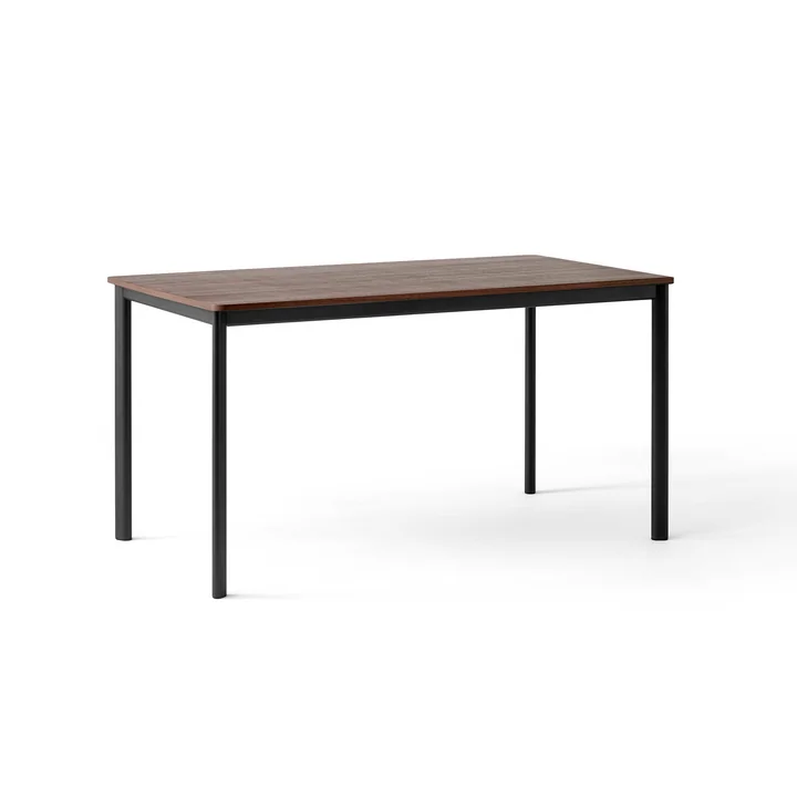 Drip Dining table HW58, 140 x 80 cm, walnut veneer from & Tradition