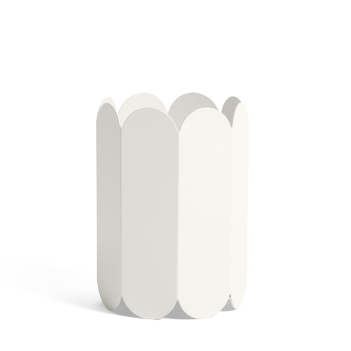 Arcs Vase from Hay in the color white