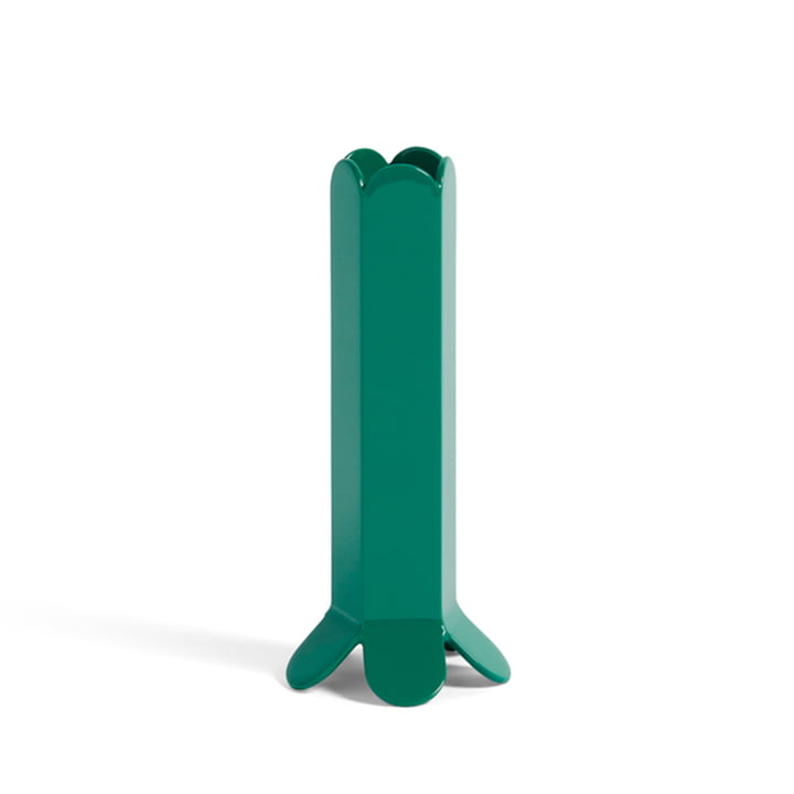 Arcs candleholder L by Hay in color green