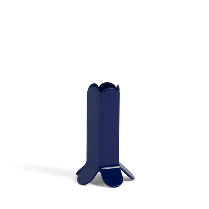 Arcs candleholder S by Hay in color dark blue