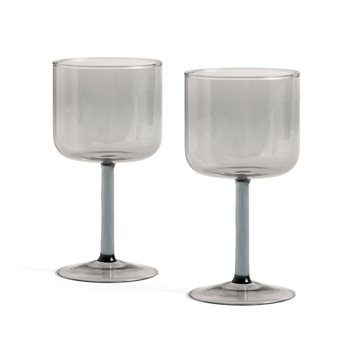 Tint Wine glass from Hay in the color gray in set of 2