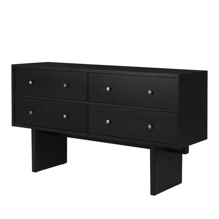 Private Sideboard, L 160 cm, black from Gubi