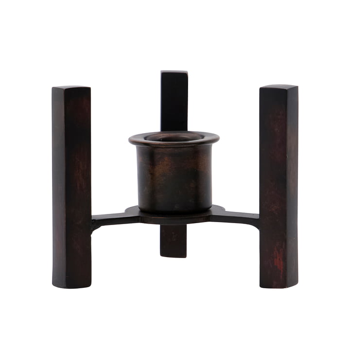 Bejo Candleholder for stick candles from House Doctor in the colour antique brown