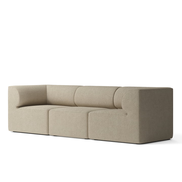 Eave 86 3 seater sofa, bouclé beige from Audo