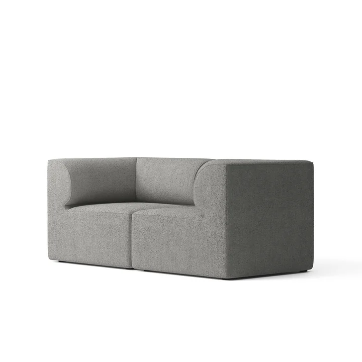 Eave 86 2 seater sofa, bouclé dark gray from Audo