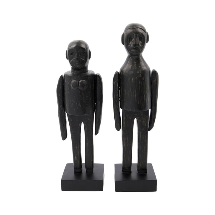 Spouses Sculptures pair from House Doctor in black
