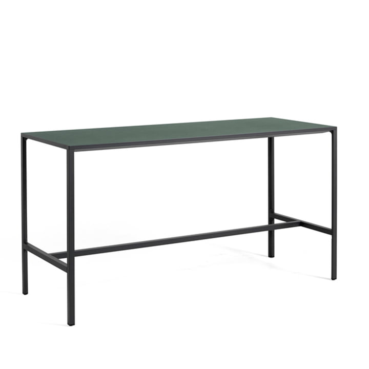 New Order High Table by Hay in the dimensions 200 x 75 cm in the colour charcoal / green