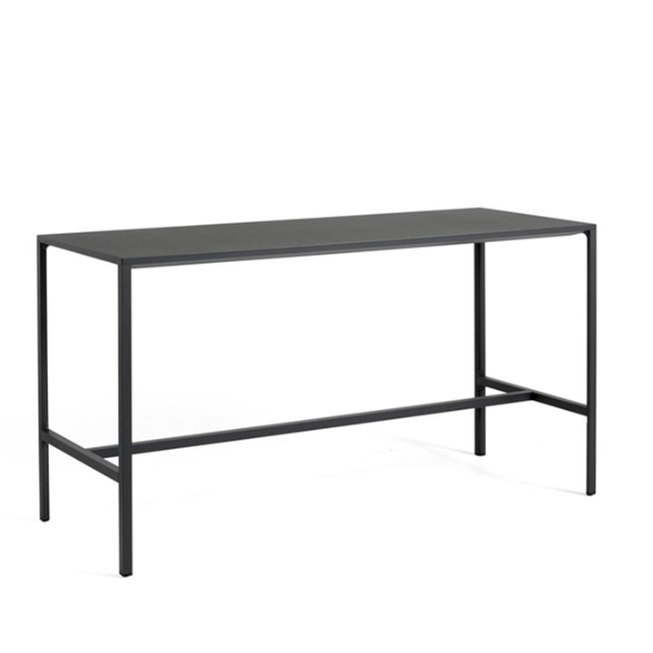 New Order High Table by Hay in the dimensions 200 x 75 cm in the colour charcoal / dark grey