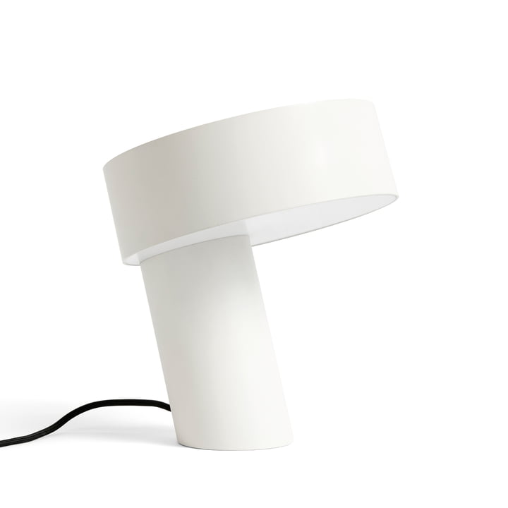 Slant Table lamp by Hay in 28 cm in the colour white