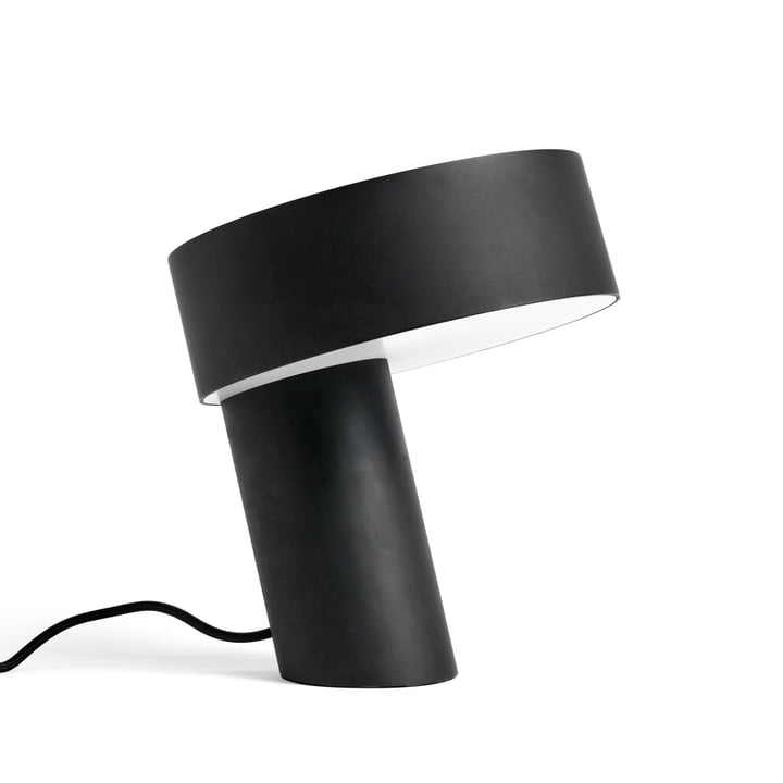 Slant Table lamp by Hay in 28 cm in the colour soft black