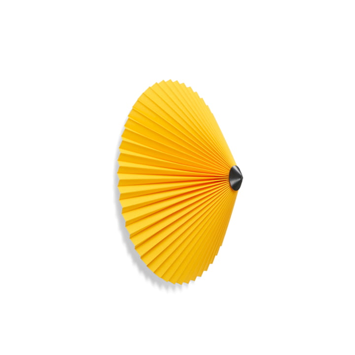Matin Ceiling lamp by Hay in Ø 38 cm in the colour yellow