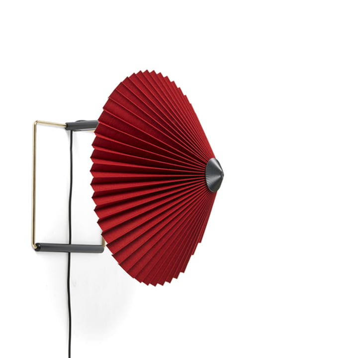 Matin Wall lamp LED from Hay Ø 30 cm in the colour oxide red