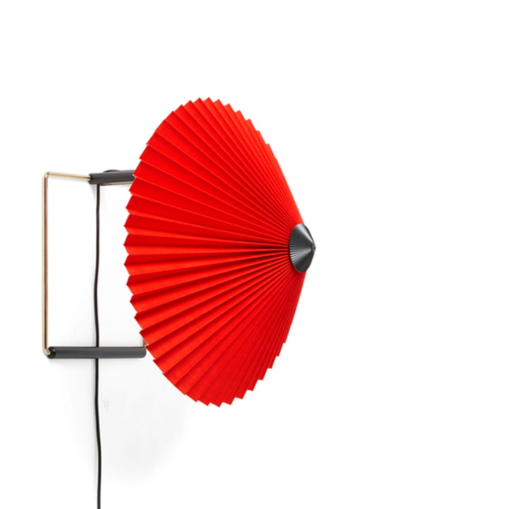 Matin Wall lamp LED from Hay Ø 30 cm in the colour light red