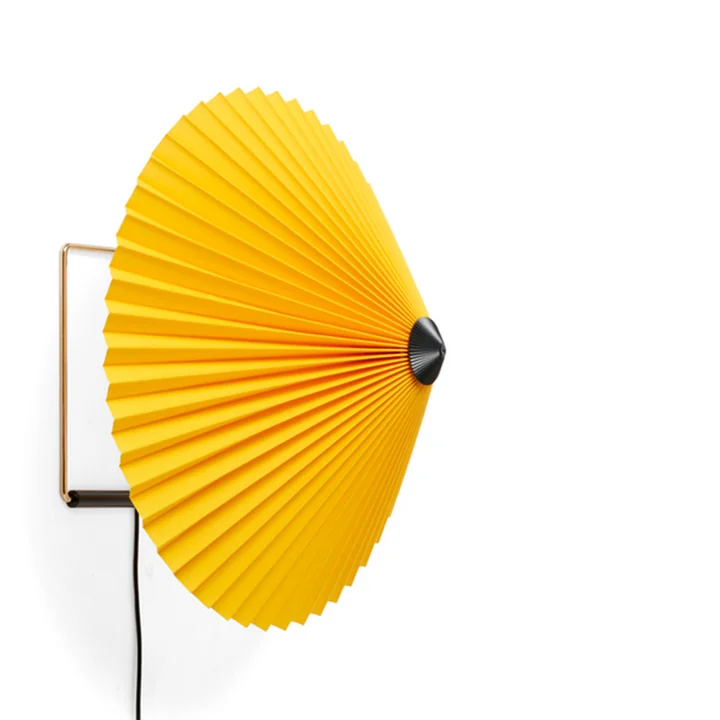 Matin Wall light LED from HAY Ø 38 cm in the color yellow