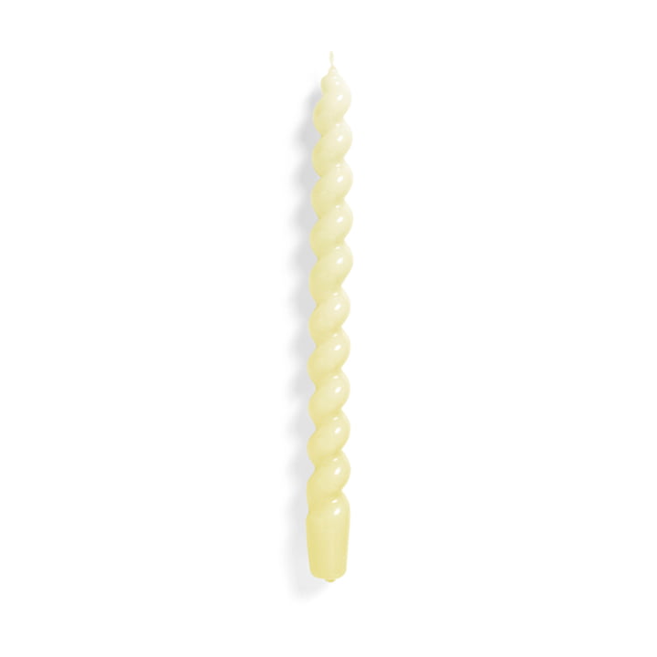 Spiral Stick candle H 29 cm from Hay in the color citrus