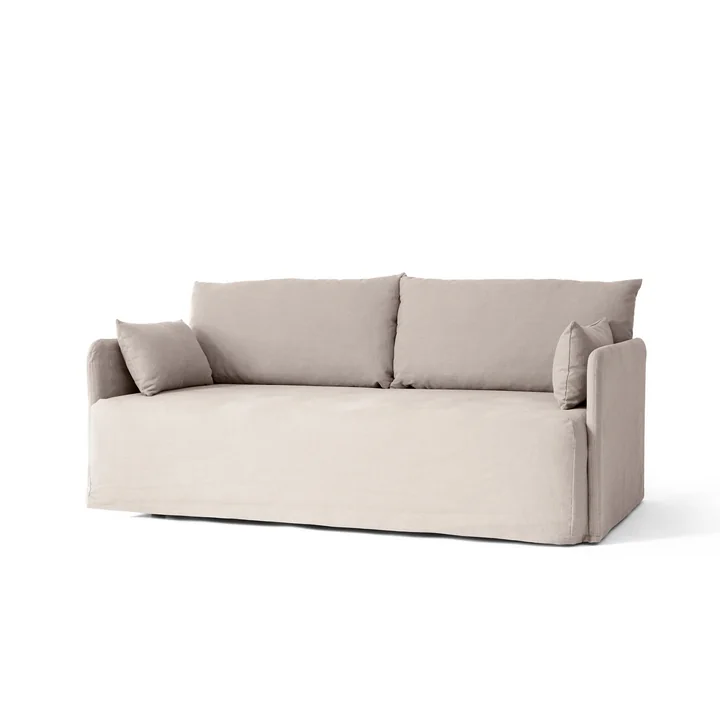 Offset 2 seater sofa with removable cover, Cotlin oat from Audo