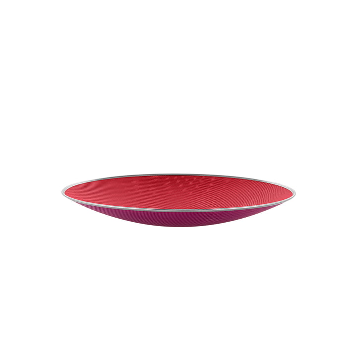 Cohncave Bowl from Alessi with the diameter Ø 33 cm in the color red