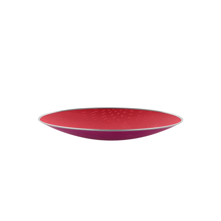 Cohncave Bowl from Alessi with the diameter Ø 33 cm in the color red