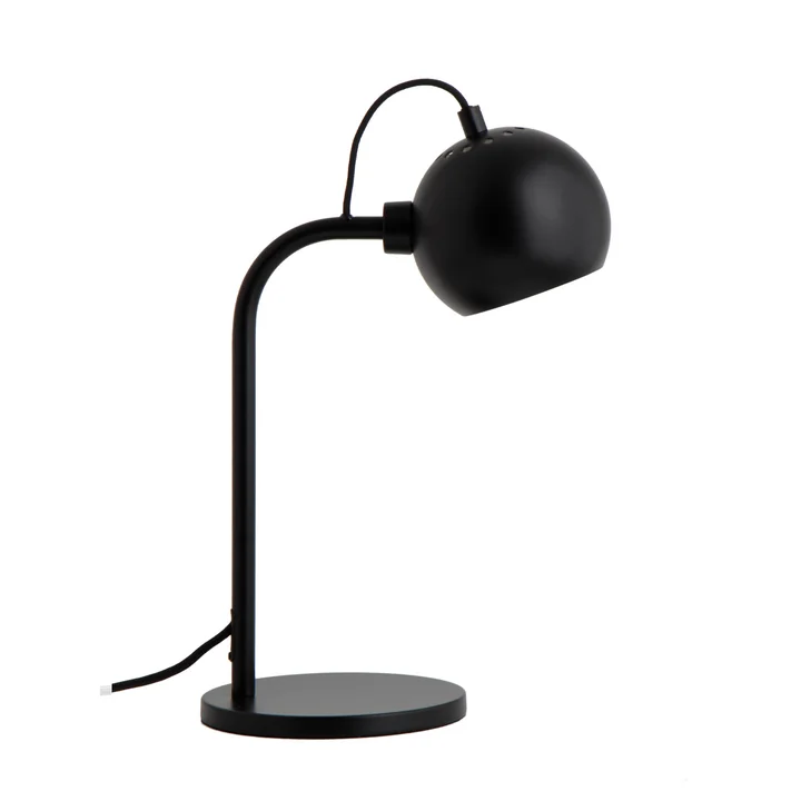 Ball Single Table lamp, black matt from Frandsen